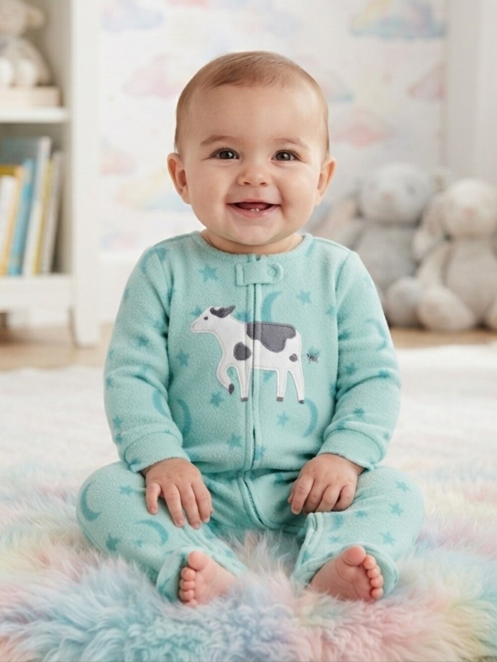 Carter's Baby & Toddler Girls Fleece Footie Pajamas